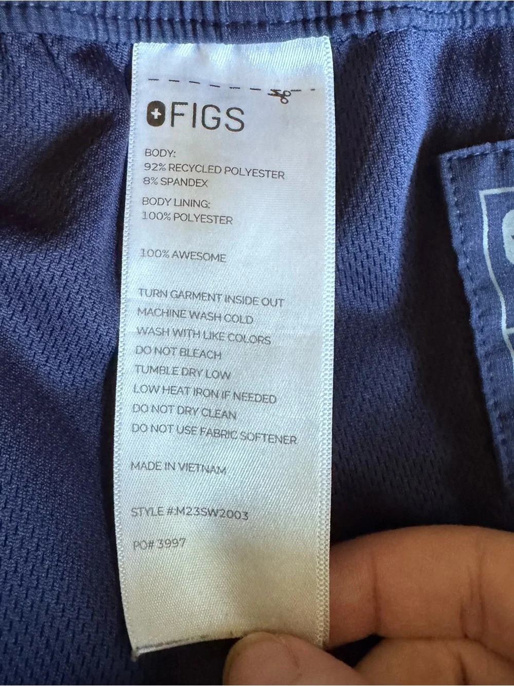 FIGS Technical Collection Cargo Scrub Pants 5-Pair Bundle XL Navy